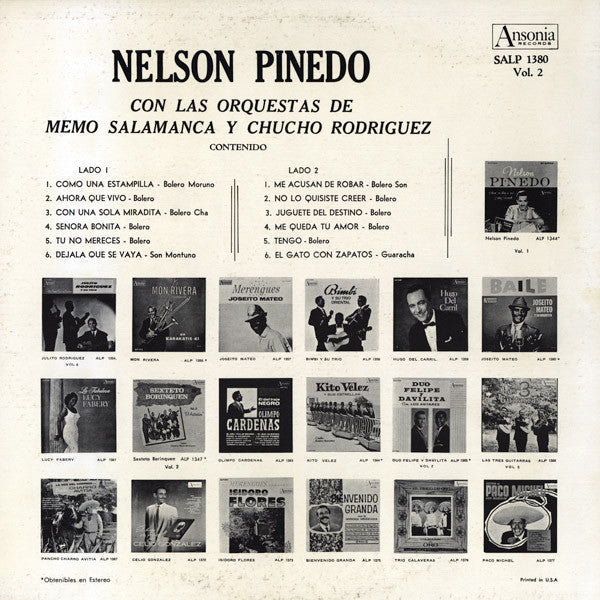 Nelson Pinedo - Vol. 2 "Señora Bonita"