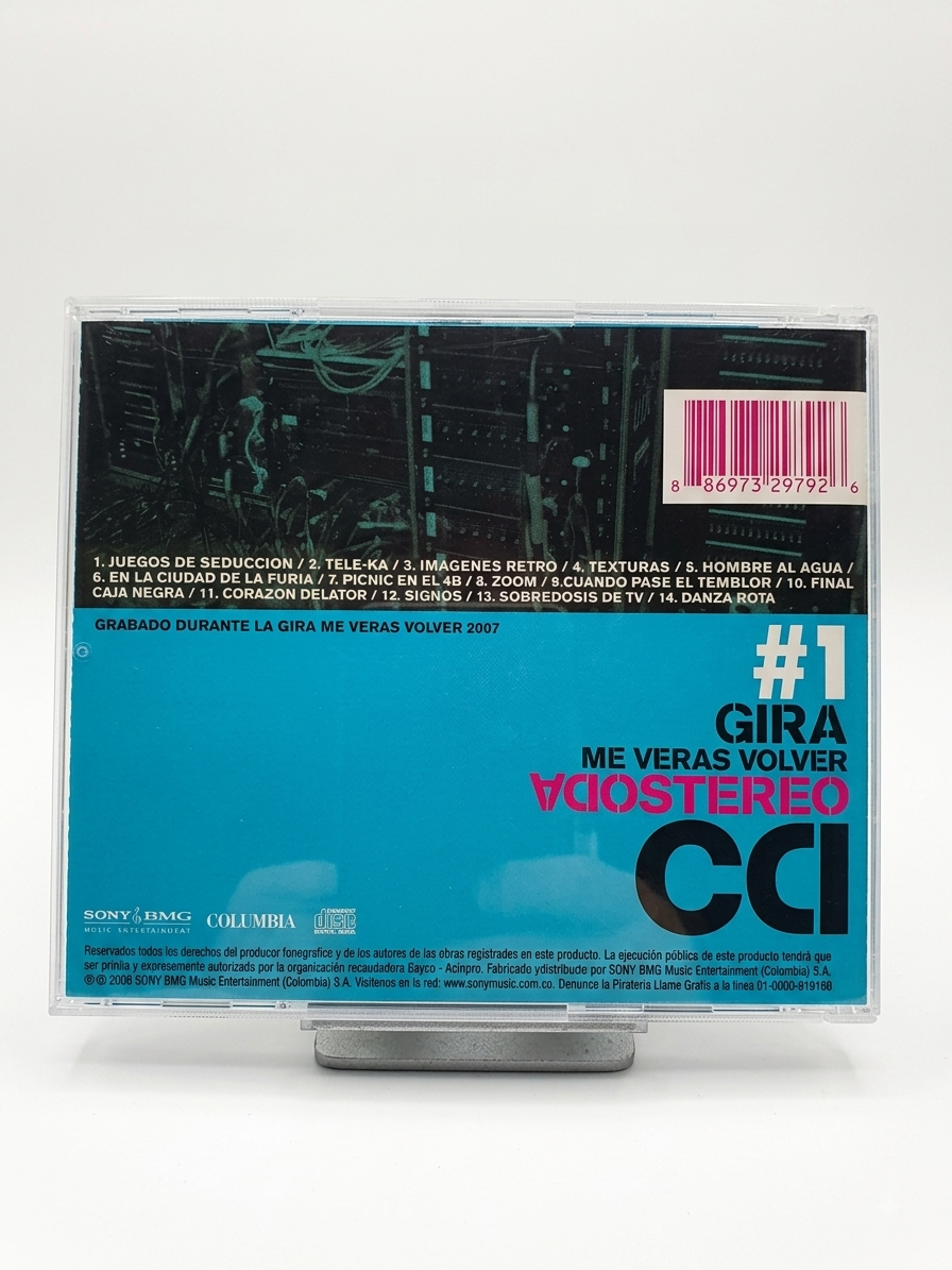 Soda Stereo - Gira Me Verás Volver (CD #1)