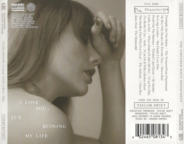 Taylor Swift - The Tortured Poets Department (CD - Deluxe)